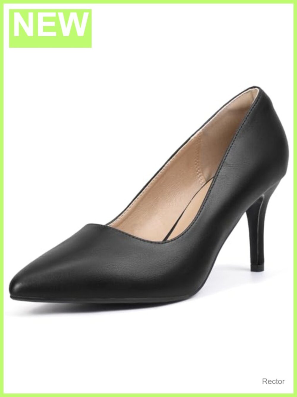IDIFU Women's Pointed Toe Stiletto Pumps Closed Toe Dress Heels
